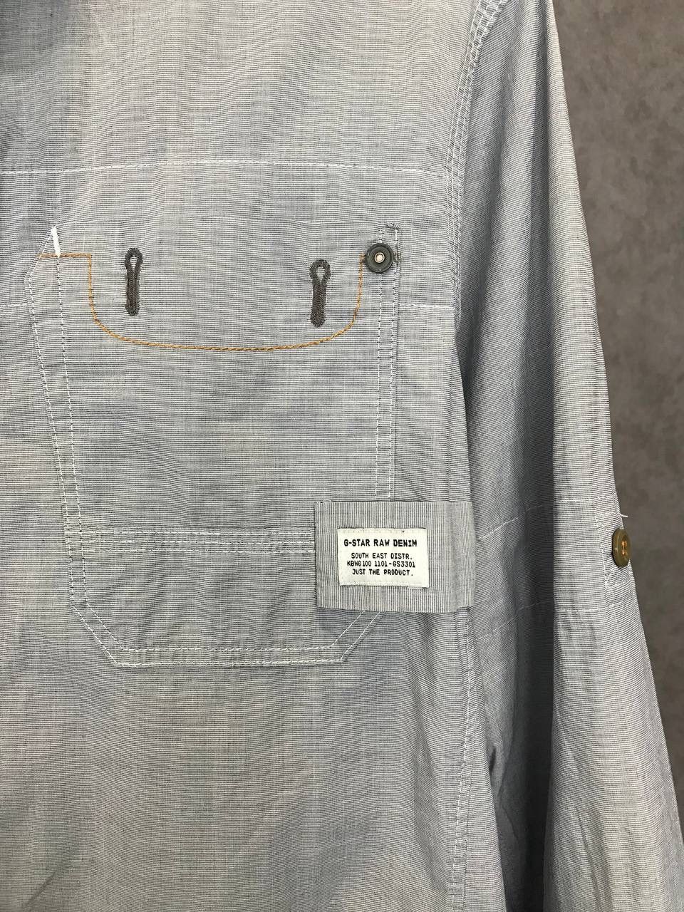 G-Star G Star Raw Y2K streetwear zip shirt Size US L / EU 52-54 / 3 - 5 Thumbnail