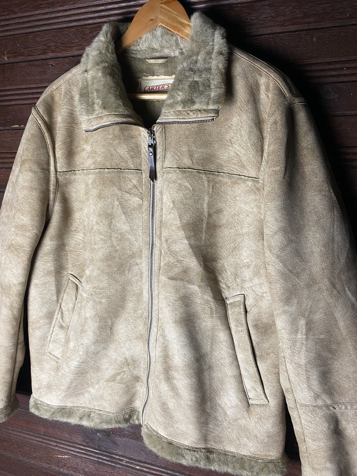 Leather Rare Fur minx Sherpa Leather Jacket Size US M / EU 48-50 / 2 - 4 Thumbnail
