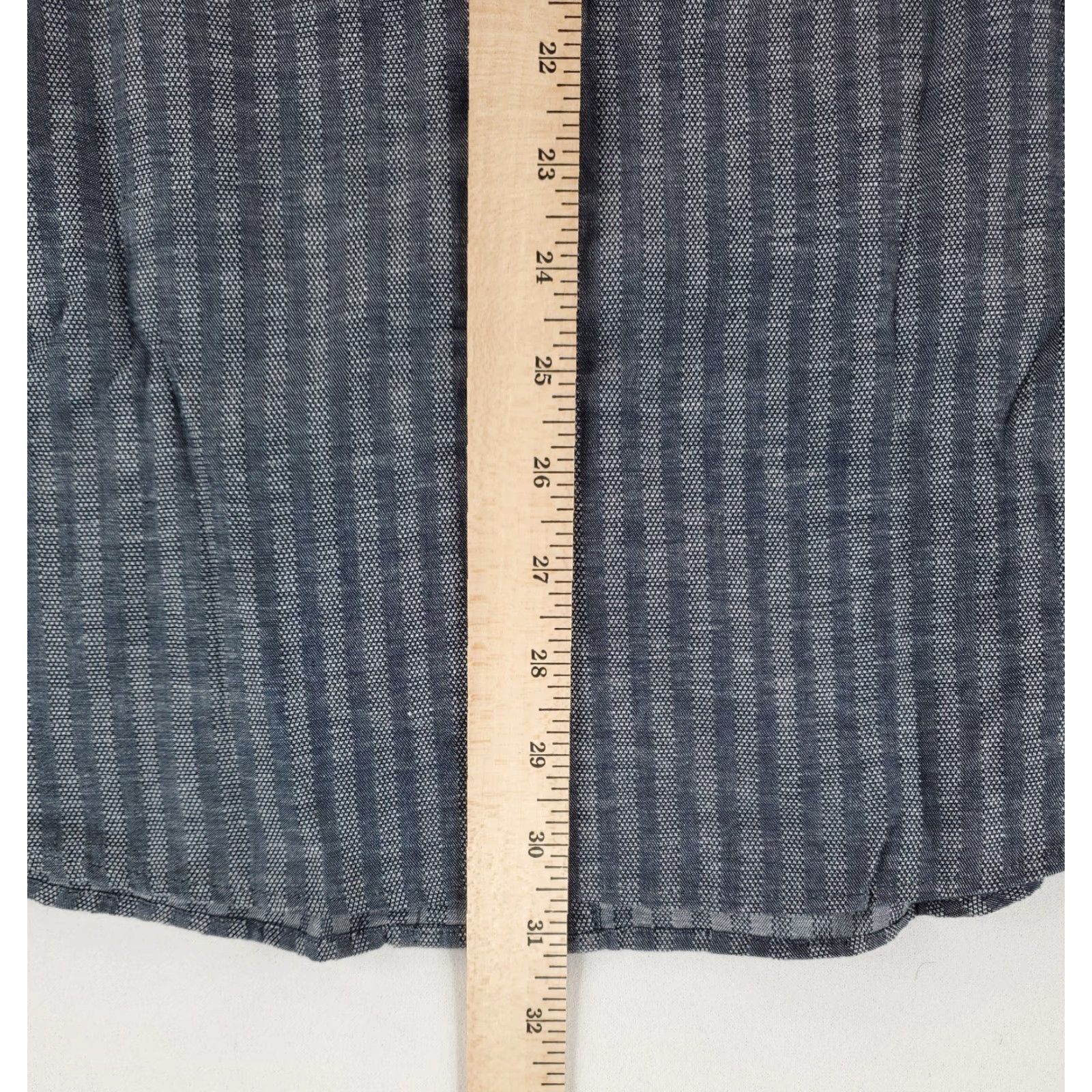 Vintage Criquet Shirt Pearl Snap Gray Striped Long Sleeve Mens XL Shirt Size US XL / EU 56 / 4 - 5 Thumbnail