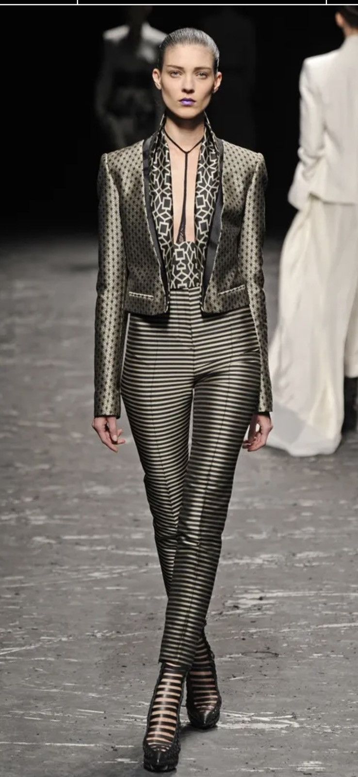 Haider Ackermann haider ackermann jacquard pant runway ss 2013 wo Size 27" / US 4 / IT 40 - 1 Thumbnail