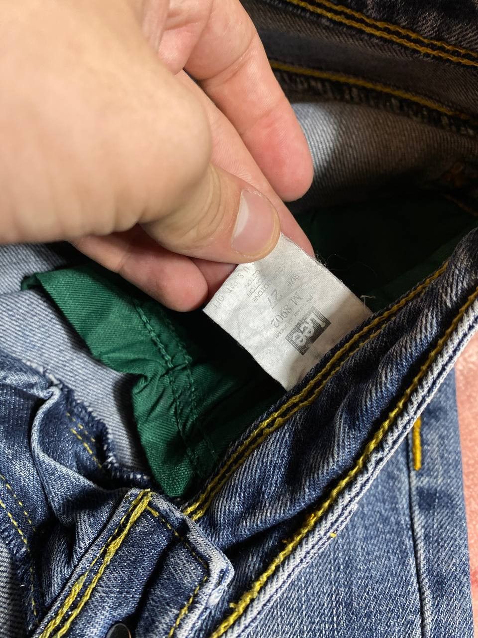 Lee × Vintage Vintage 90s Lee Washed Denim Jeans Pants Y2K Rare Size US 27 - 4 Thumbnail