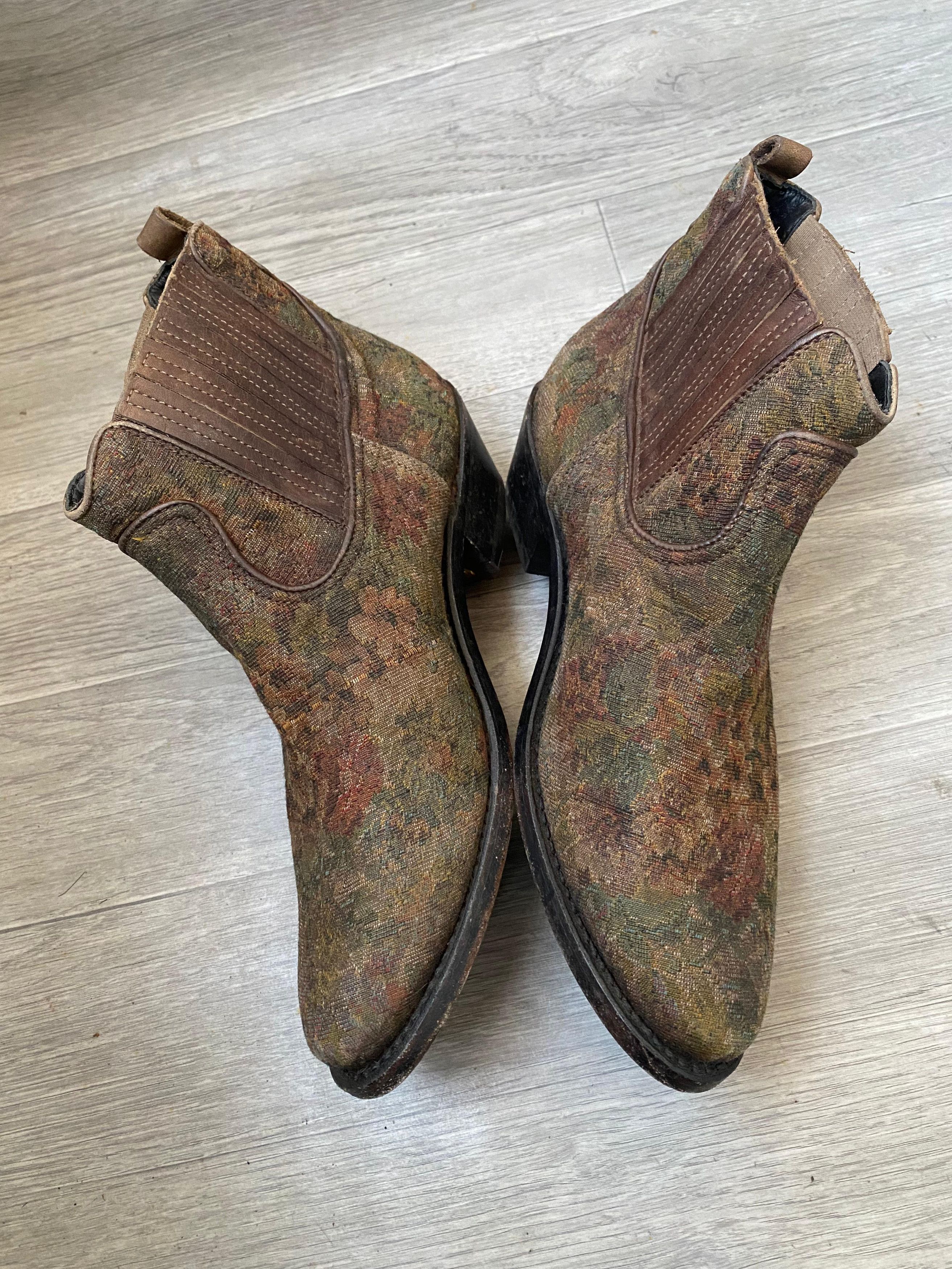 Golden Goose Golden Goose Floral Western Boots Sz 38 Size US 8 / IT 38 - 6 Thumbnail