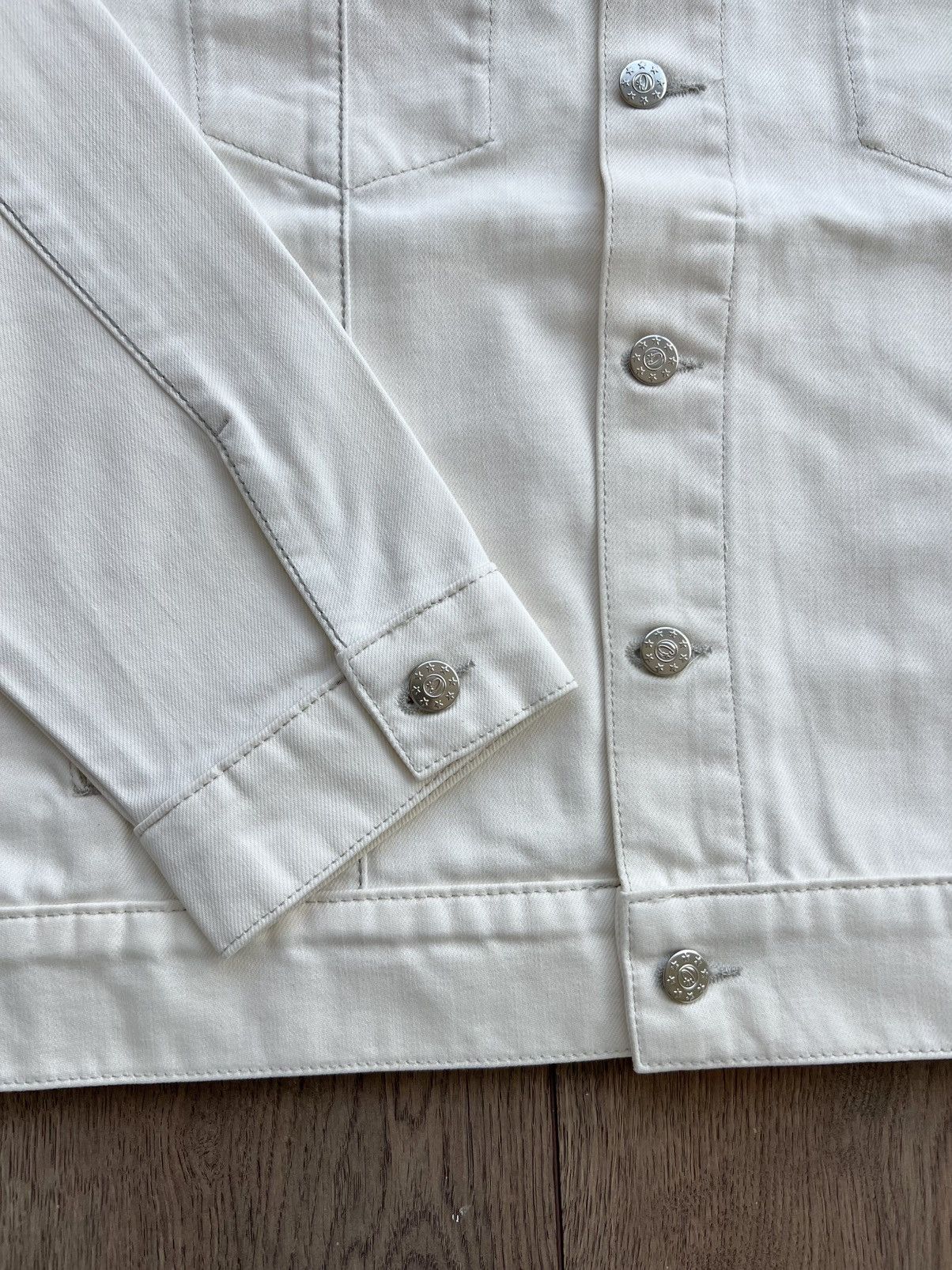Corteiz Corteiz C-Star White Denim Jacket Medium Size US M / EU 48-50 / 2 - 11 Thumbnail