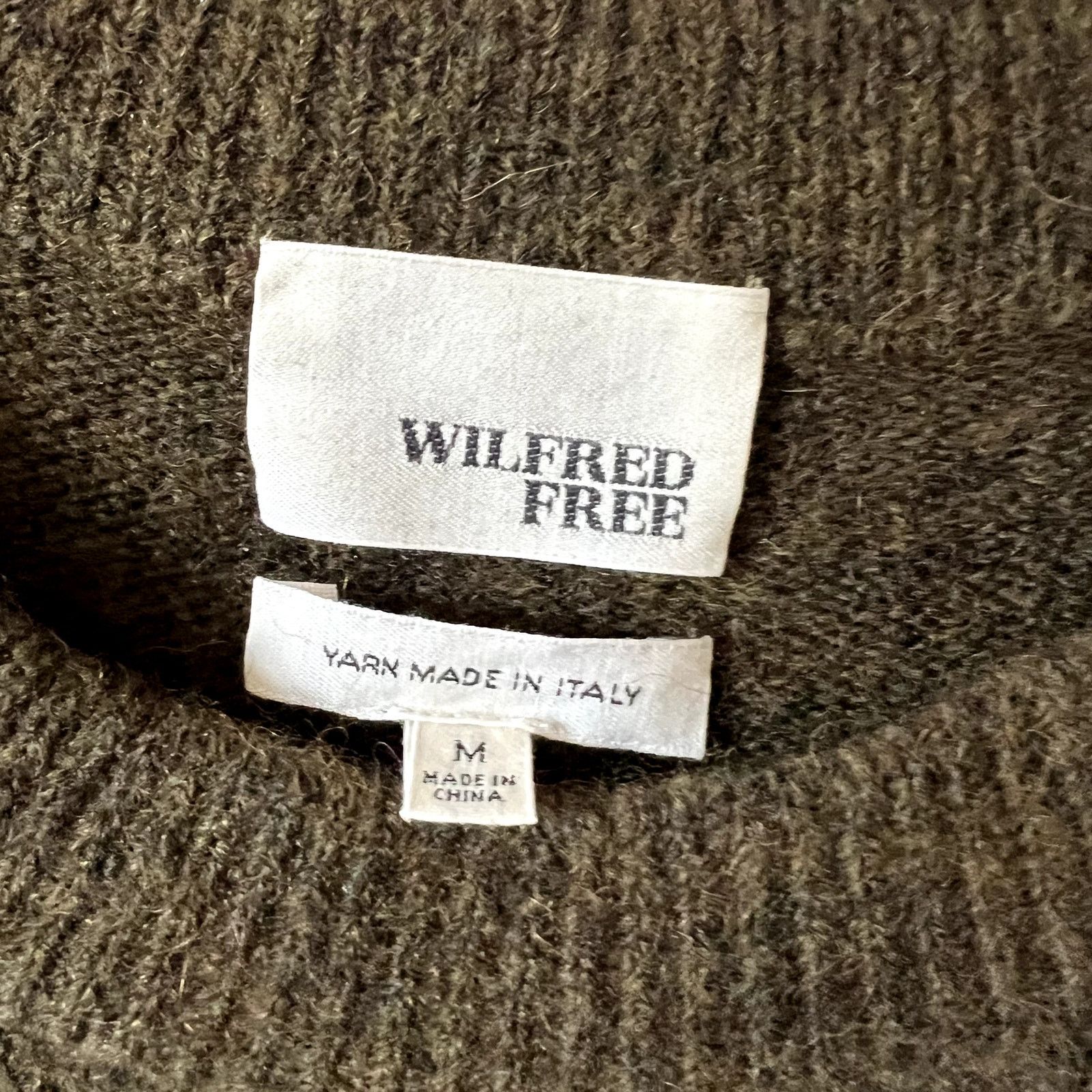 Aritzia Aritzia Wilfred free sweater dress size M green wool C1 Size M / US 6-8 / IT 42-44 - 3 Thumbnail