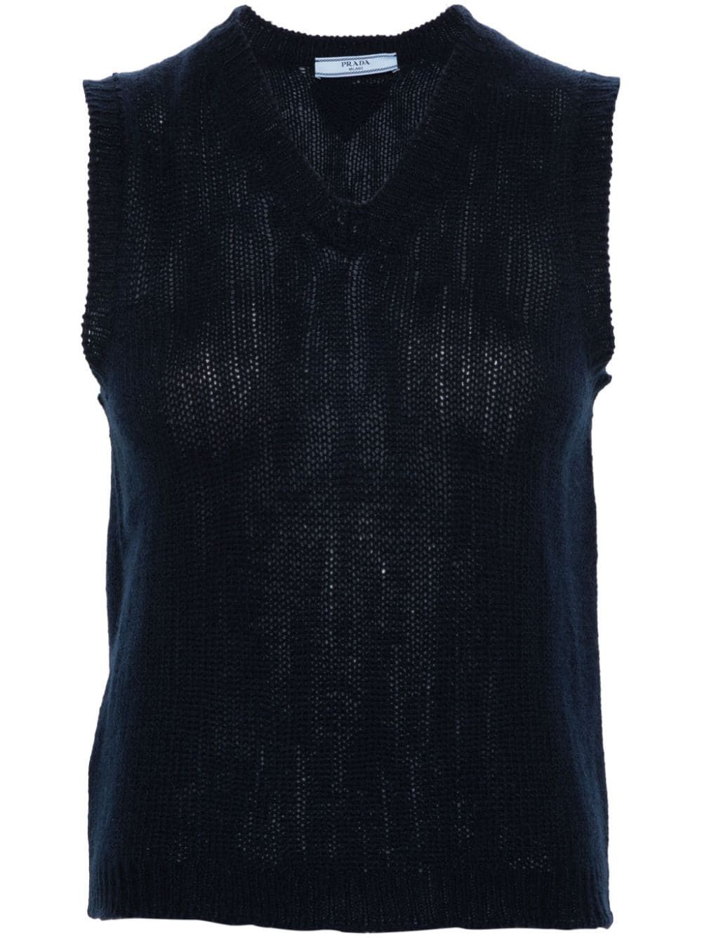 Prada CASHMERE VEST Size S / US 4 / IT 40 - 1 Thumbnail
