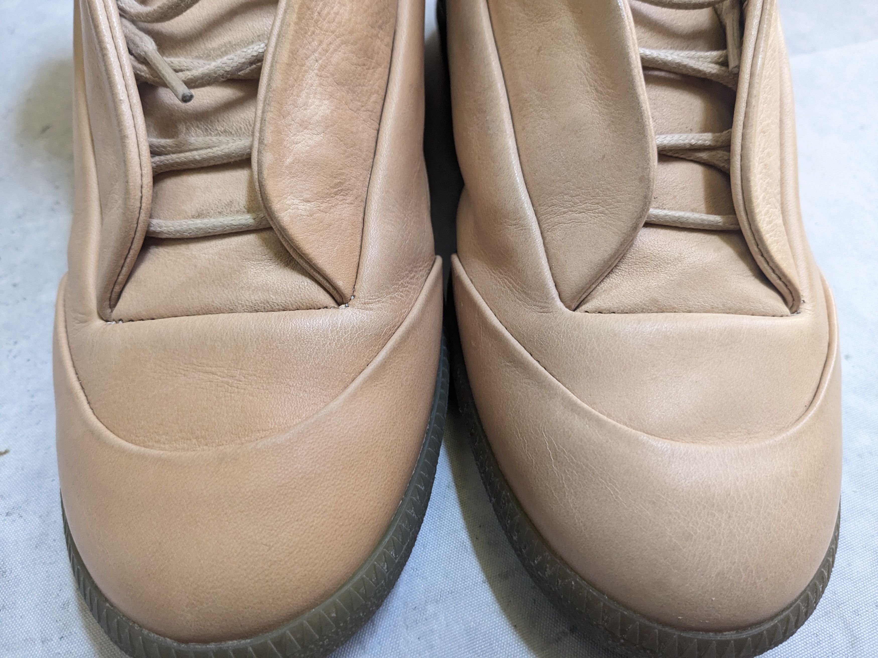 Maison Margiela Maison Margiela Future 10 43 High Tops Leather Gum Size US 10 / EU 43 - 4 Thumbnail