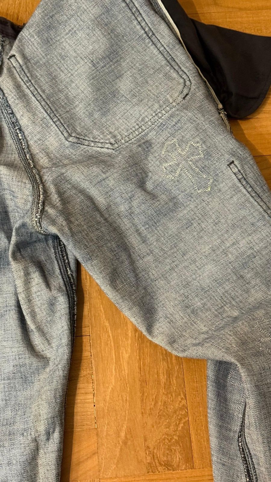 Chrome Hearts Chrome hearts 1of1 custom patches denim carpenter pants sz30 Size US 30 / EU 46 - 15 Thumbnail