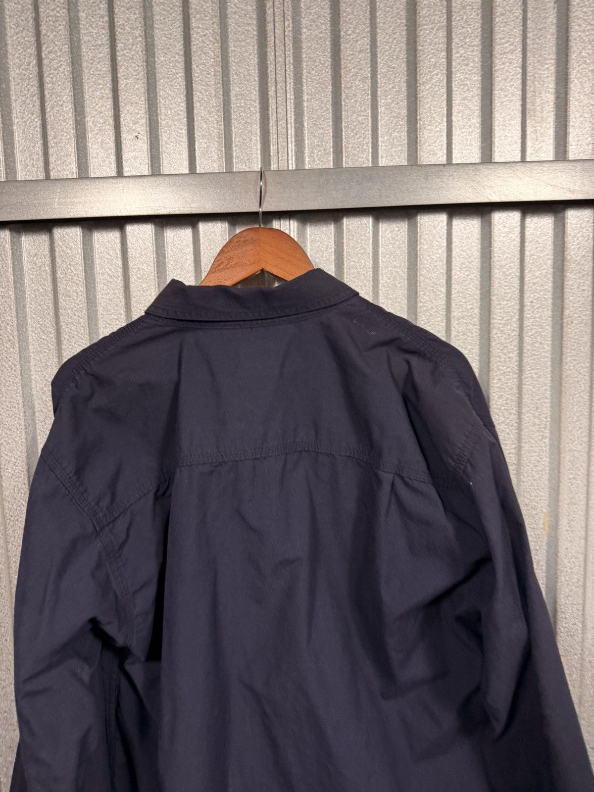 Carhartt Carhartt Fr Navy Western Work Wear Button Up Shirt Size US XL / EU 56 / 4 - 9 Thumbnail