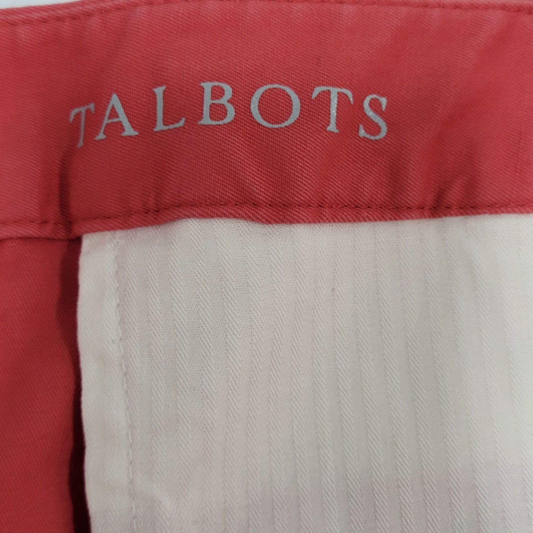 Talbots Talbots The Weekender Cotton Stretch Mid Rise Chino Pants 6P 31x27 Orange Pink Size 28" / US 6 / IT 42 - 3 Thumbnail