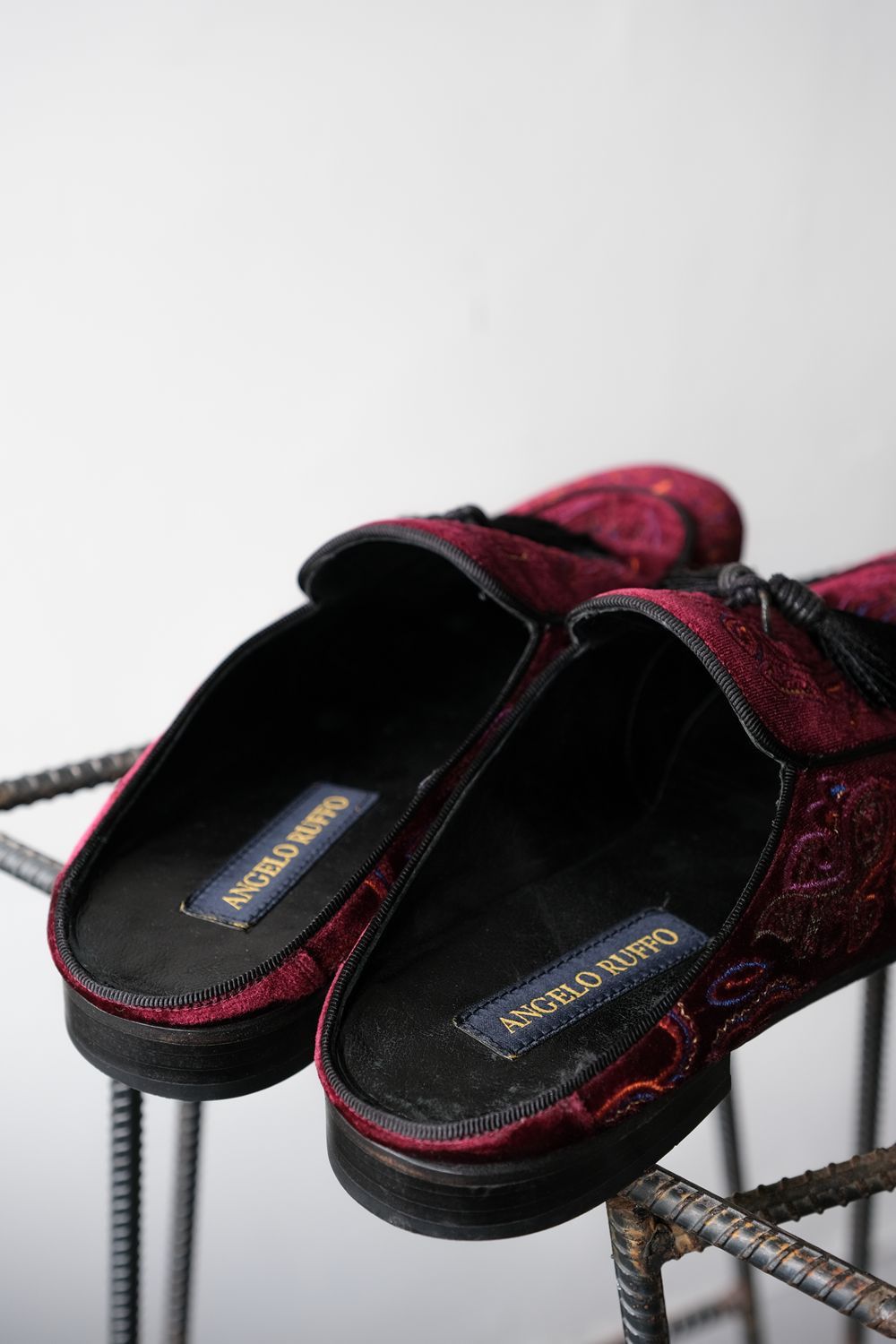 Other ANGELO RUFFO Velvet Mules Size US 9 / EU 42 - 4 Thumbnail