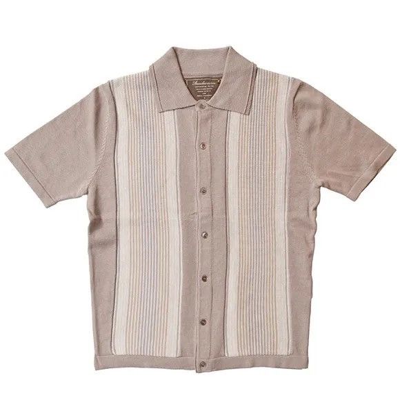 ANACHRONORM Silk Cotton Jacquard Polo Sweater Size US S / EU 44-46 / 1 - 1 Thumbnail
