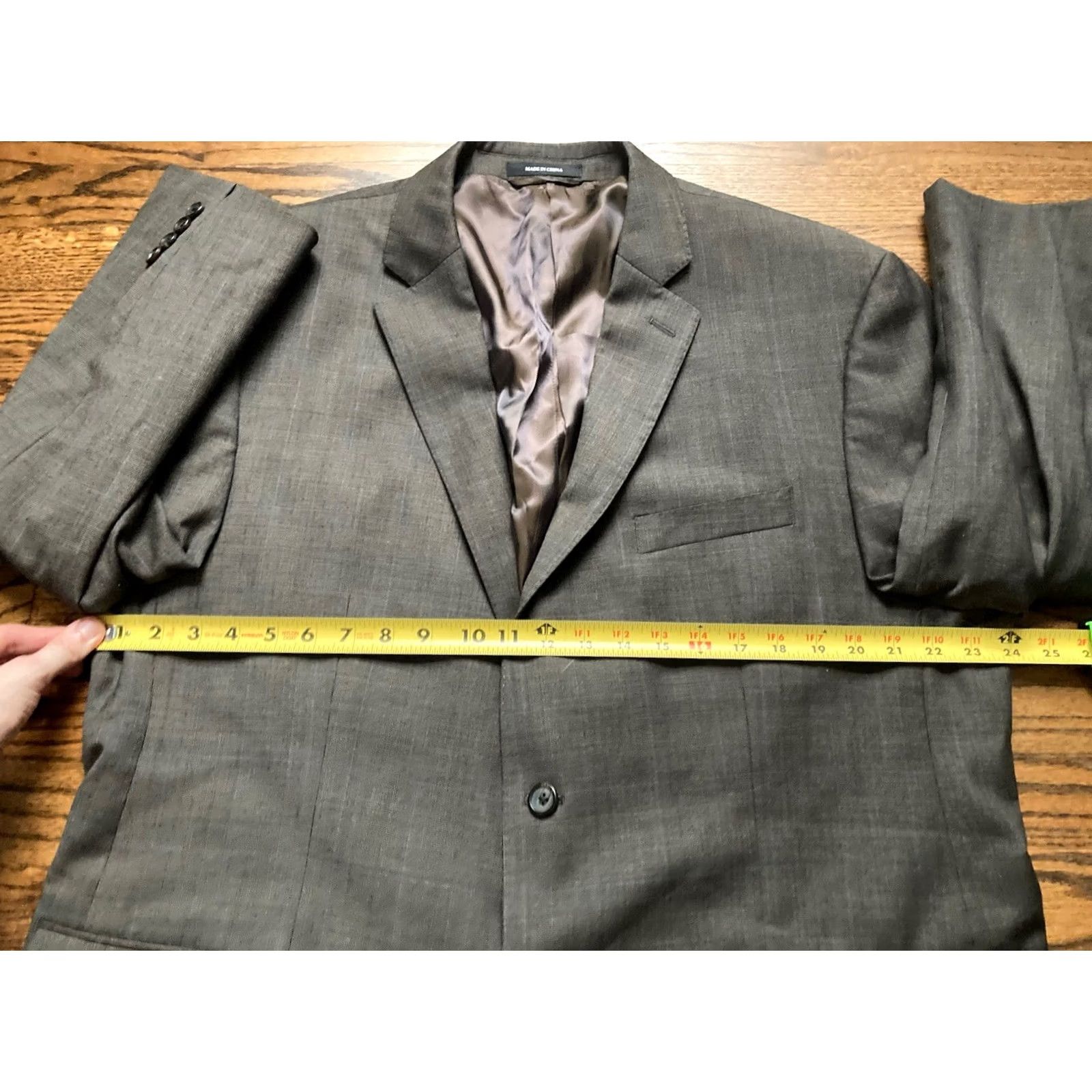 Ralph Lauren Ralph Lauren Blazer Men’s 48R Slim 100% Wool Brown Jacket Size 48R - 6 Thumbnail