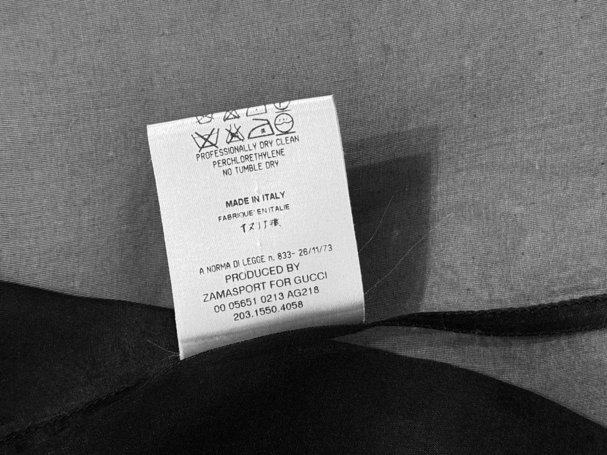 Gucci Runway Tom Ford for Gucci 2000’s silk black blouse Size M / US 6-8 / IT 42-44 - 7 Thumbnail