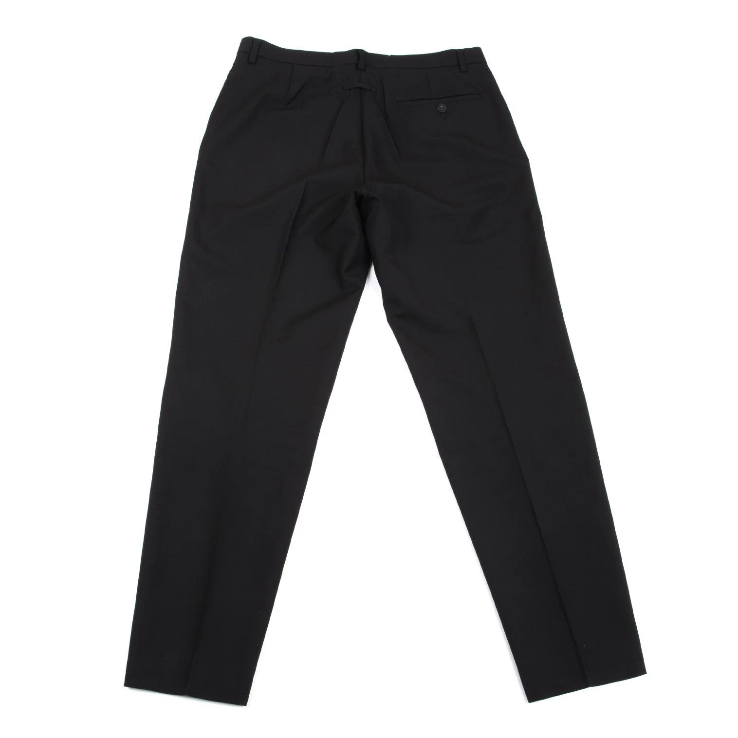 Jean Paul Gaultier Wool Tuck Tapered Pants in Black Size 50 Size US 34 / EU 50 - 10 Thumbnail