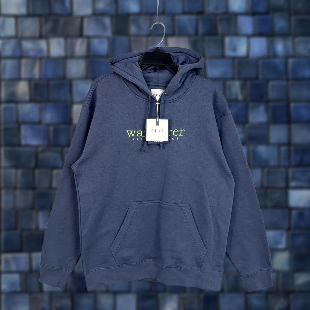 Vintage Gear For Sports Wanderer Breckenridge Hoodie Mens Large Blue Fleece Pullover NWT Clothing Sweatshirt Kangaroo Pocket Size US L / EU 52-54 / 3 - 1 Thumbnail