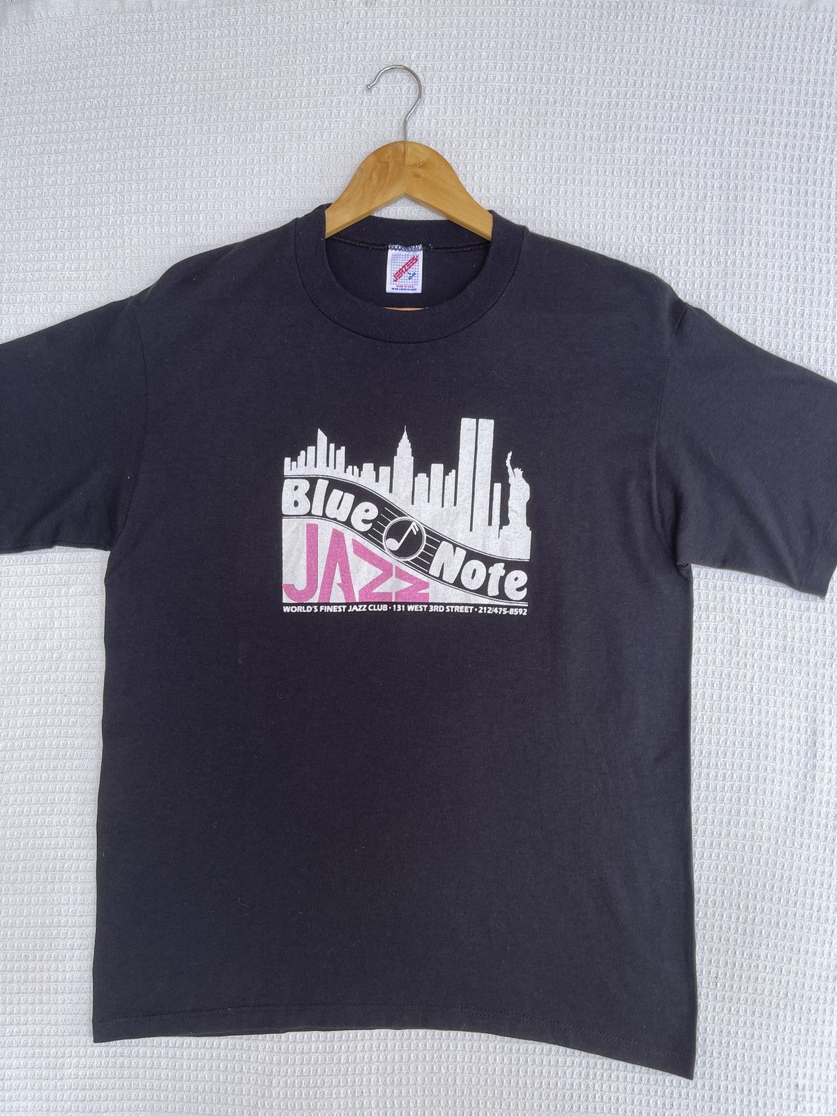 Band Tees × Vintage Last Drop🔥Very Rare🔥Vintage 80s Blue Note Jazz Club Tee Size US L / EU 52-54 / 3 - 8 Thumbnail