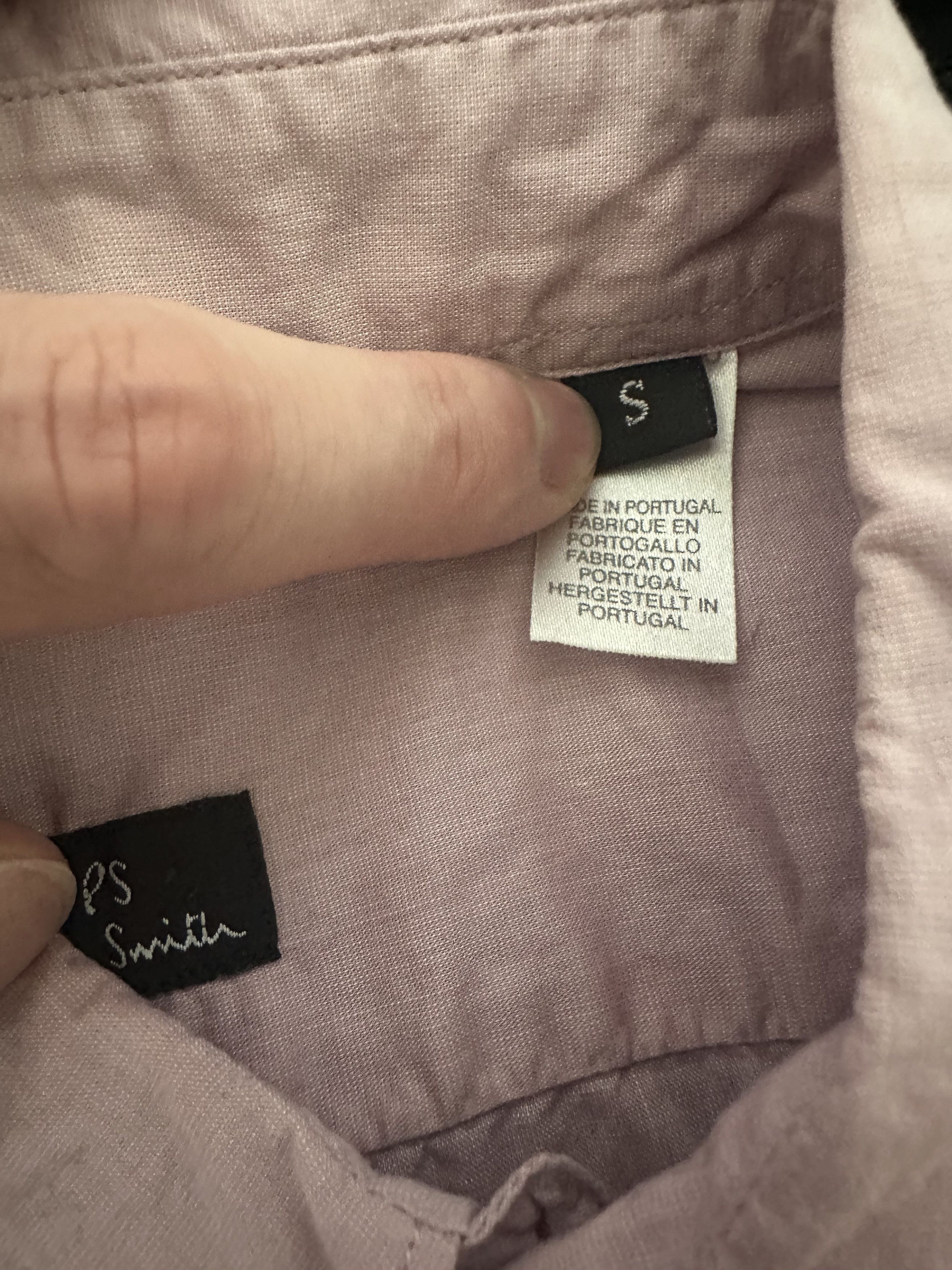 Paul Smith Hidden Placket Pink Shirt Size US S / EU 44-46 / 1 - 4 Thumbnail