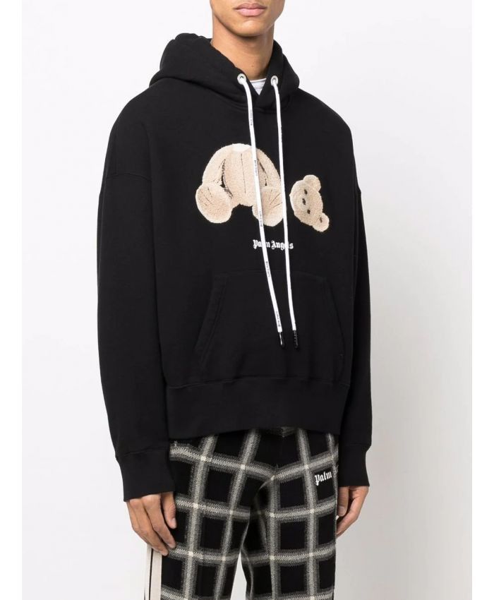 Palm Angels o1in1s0225 Q:9 / Pa Bear Hoody in Black/Brown Size US L / EU 52-54 / 3 - 3 Thumbnail