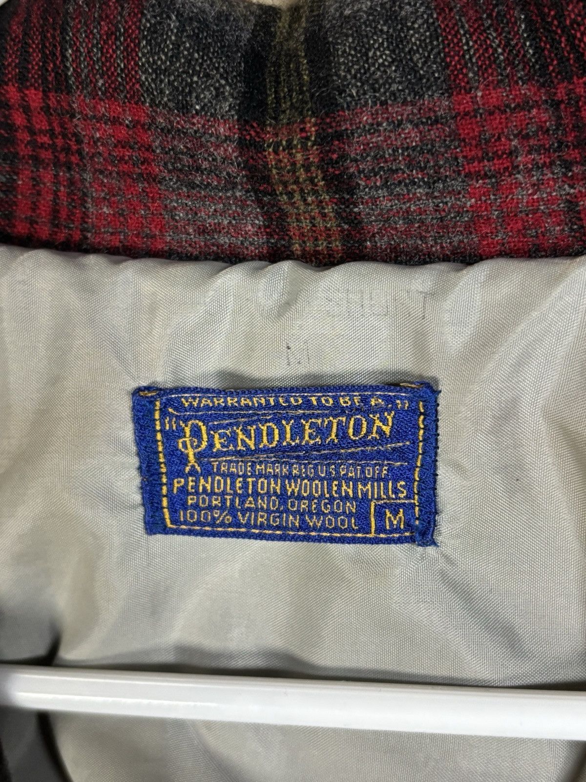 Pendleton Vintage 60s Pendleton Checkered Wool Button Jacket Sz M Size US M / EU 48-50 / 2 - 3 Thumbnail