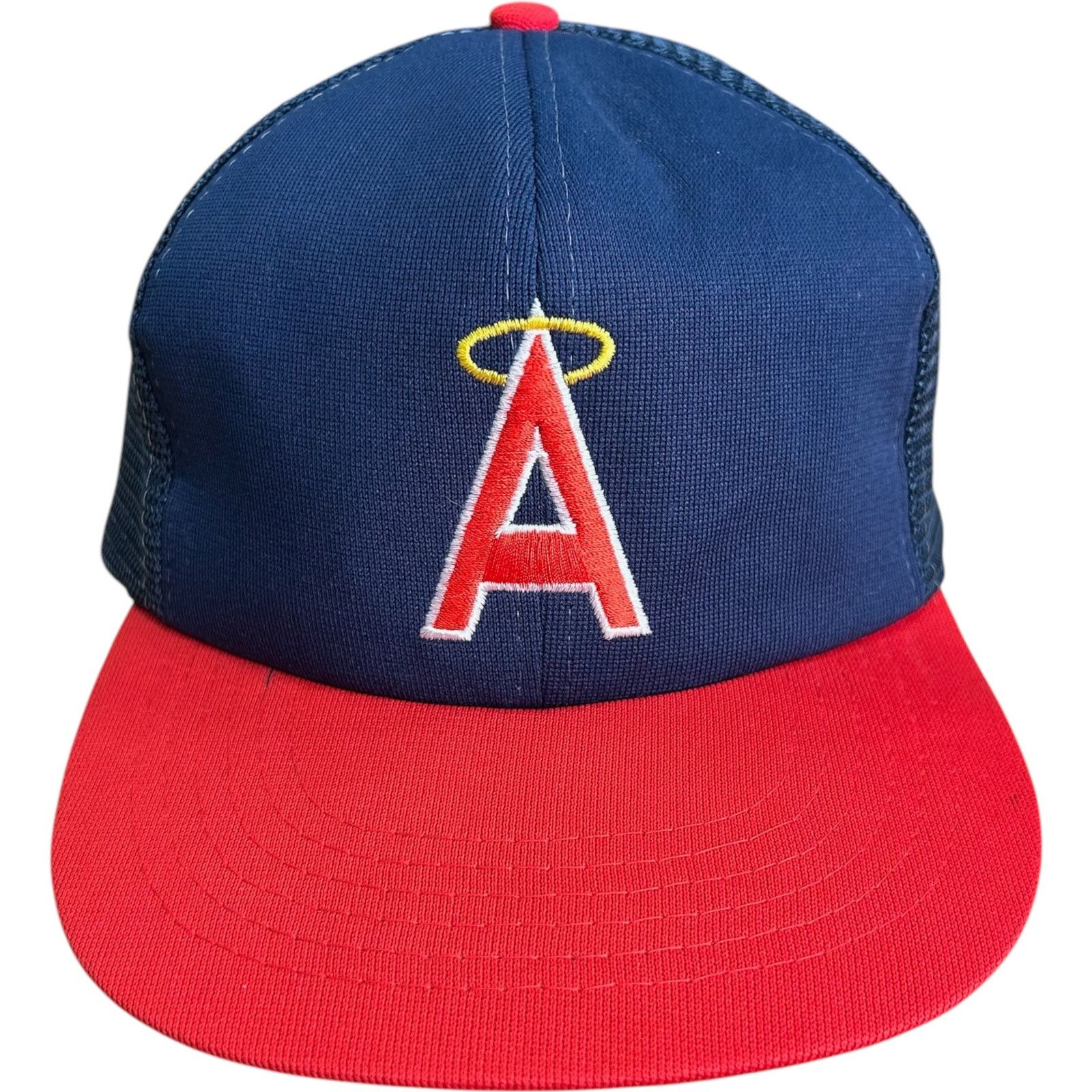 MLB Vintage NWT California Angels Logo MLB Snapback Trucker Hat Size ONE SIZE - 1 Thumbnail