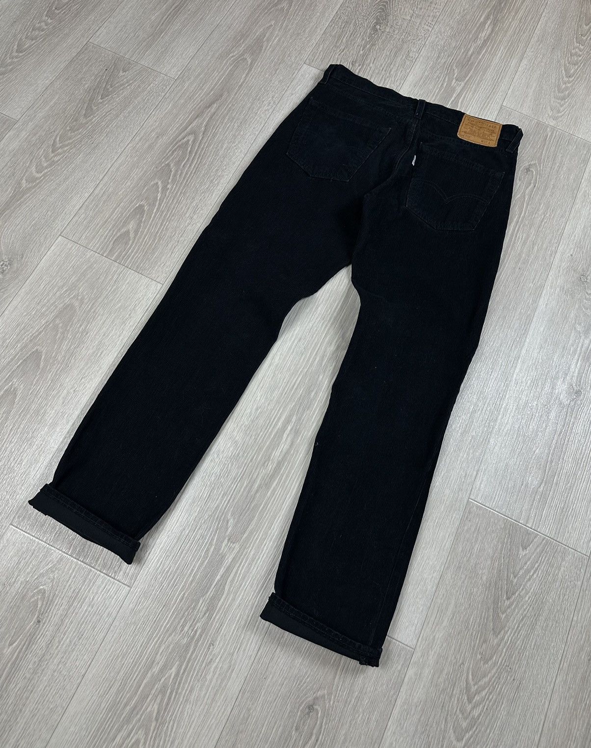 Levi's × Levi's Vintage Clothing Men’s Levi’s 511 Premium Velvet Pants Jeans Navy Corduroy Size US 32 / EU 48 - 5 Thumbnail