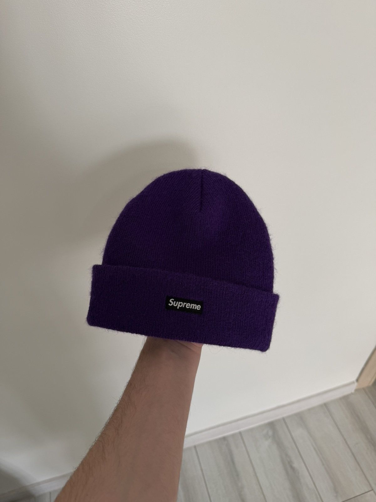Supreme Supreme mohair wool beanie FW18 purple hat Size ONE SIZE - 11 Thumbnail