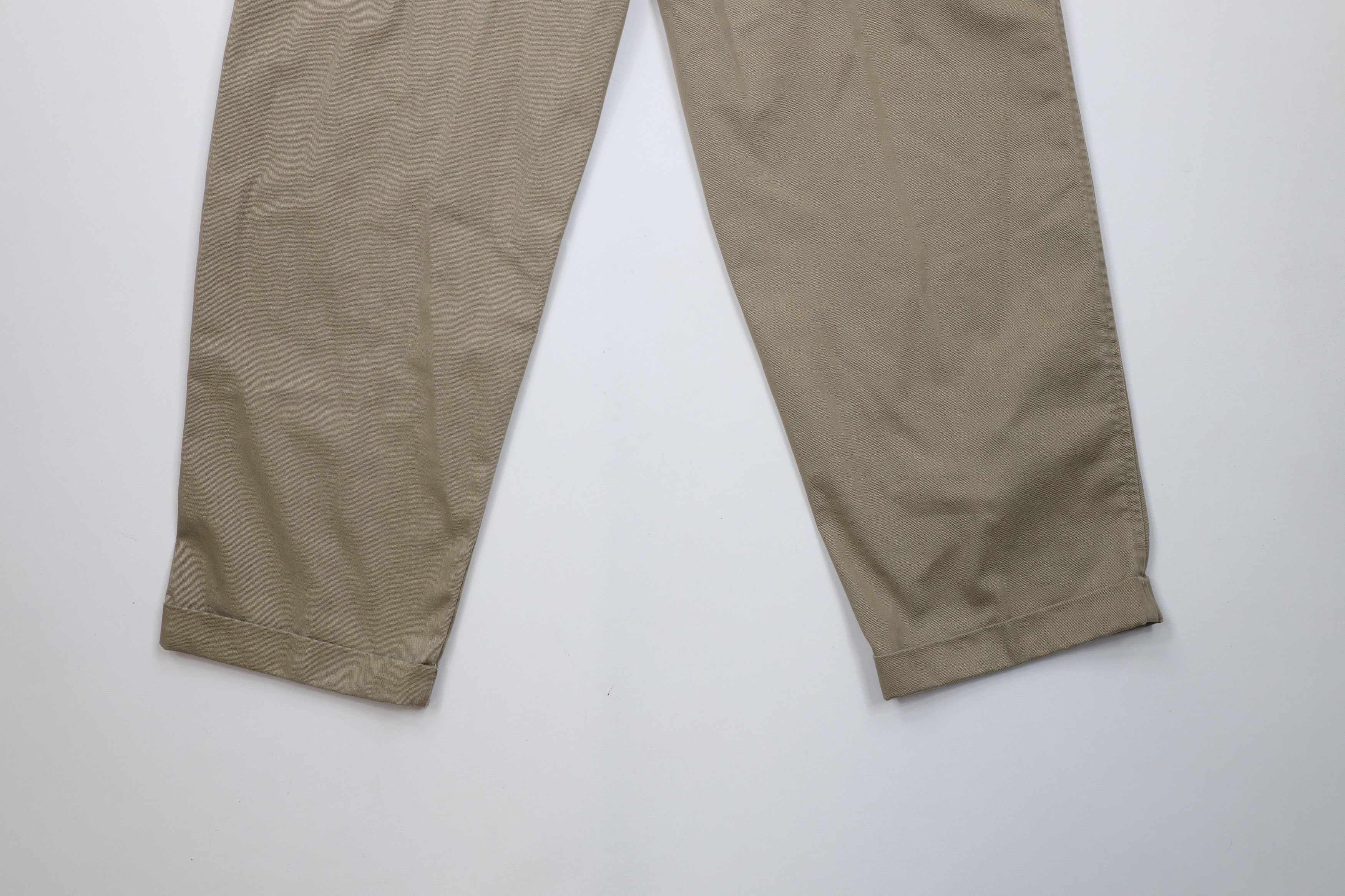Gap × Vintage Vintage 90s Gap Fit Relaxed Pleated Cuffed Chino Pants USA Size US 36 / EU 52 - 13 Thumbnail