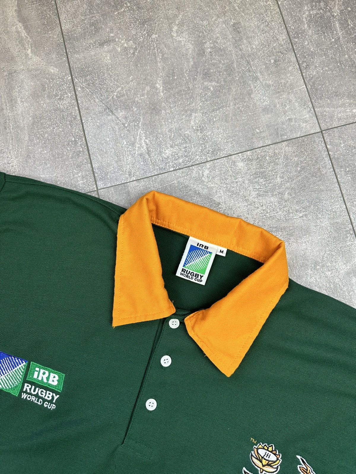 Vintage South Africa Rugby World Cup Vintage Polo Jersey Size US M / EU 48-50 / 2 - 4 Thumbnail