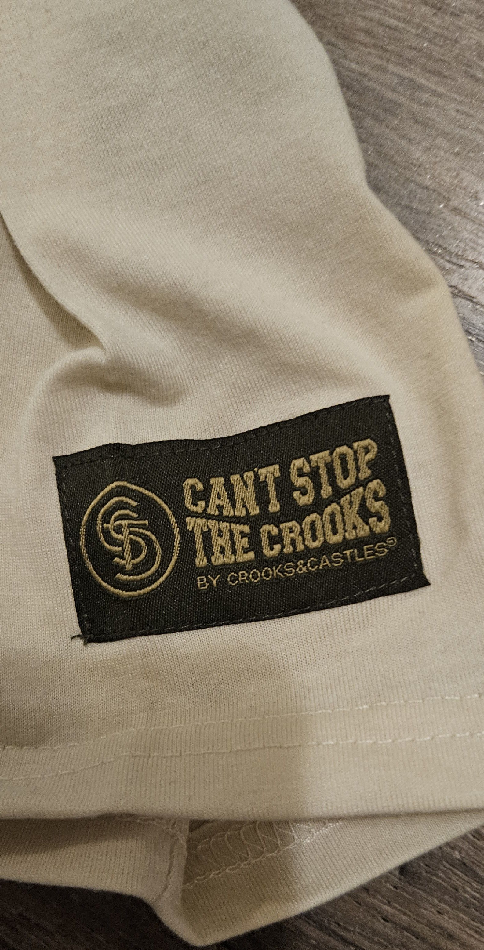 Crooks & Castles Crooks & Castles Mens Graphic T Shirt Olive Green Tan Size US S / EU 44-46 / 1 - 6 Thumbnail