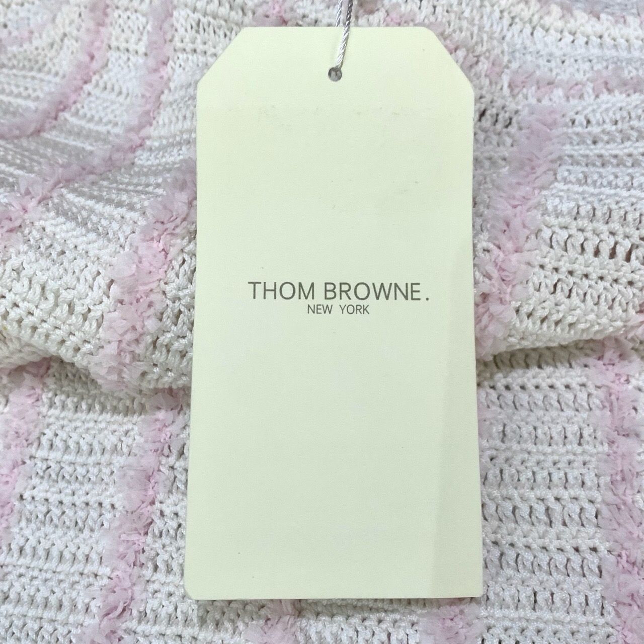 Thom Browne [Thom Browne] Striped Sleeveless Knit Dress 36 White Size XS / US 0-2 / IT 36-38 - 2 Thumbnail