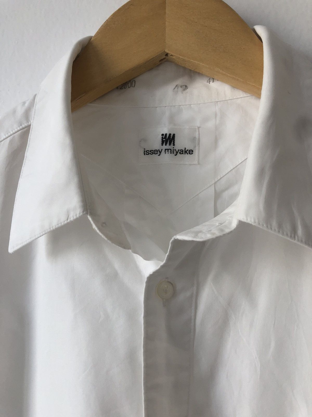 Issey Miyake Crisp white shirt Size US M / EU 48-50 / 2 - 2 Thumbnail