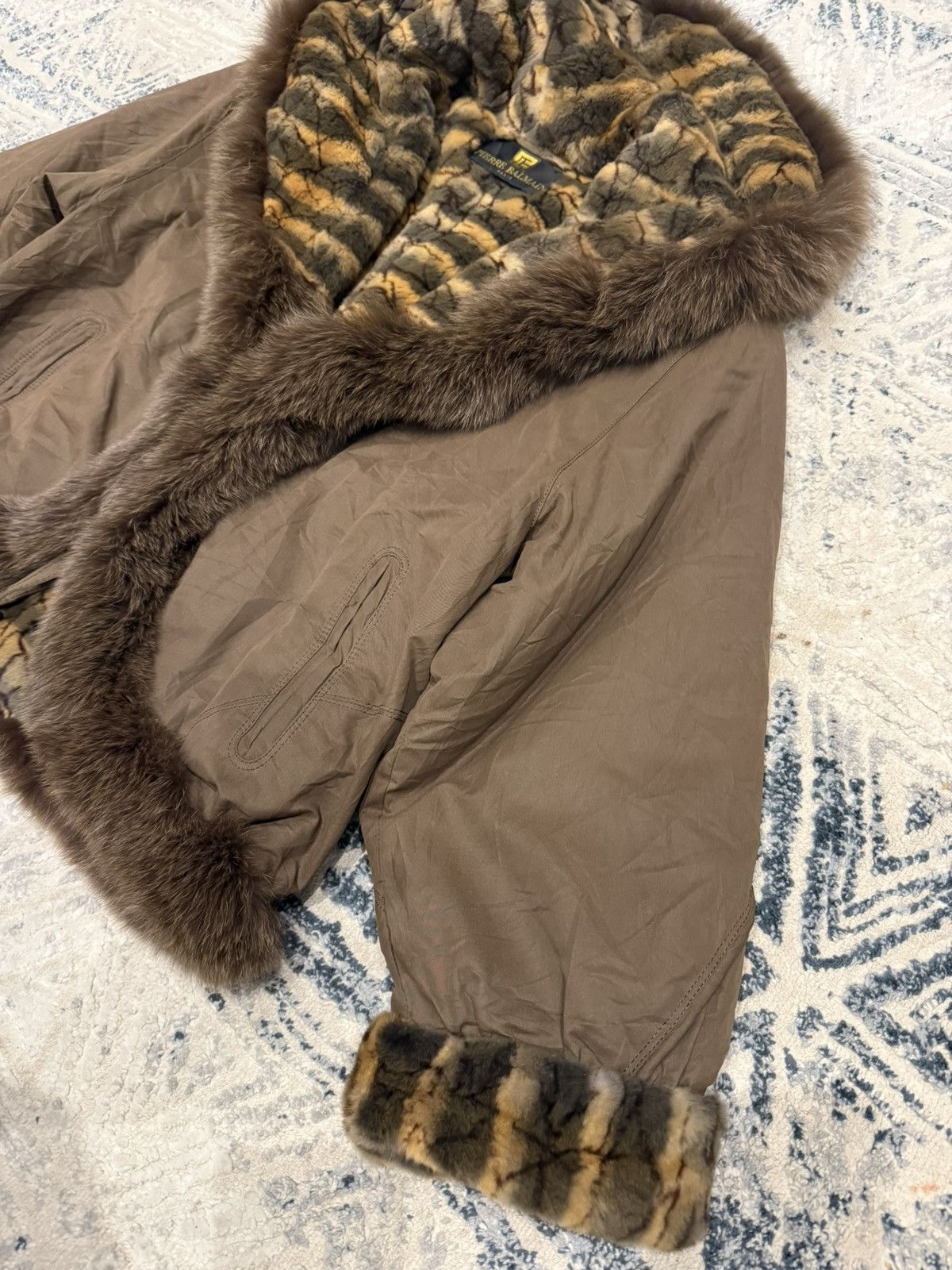 Pierre Balmain VTG PIERRE BALMAIN Fur Lining Jacket Size US L / EU 52-54 / 3 - 4 Thumbnail