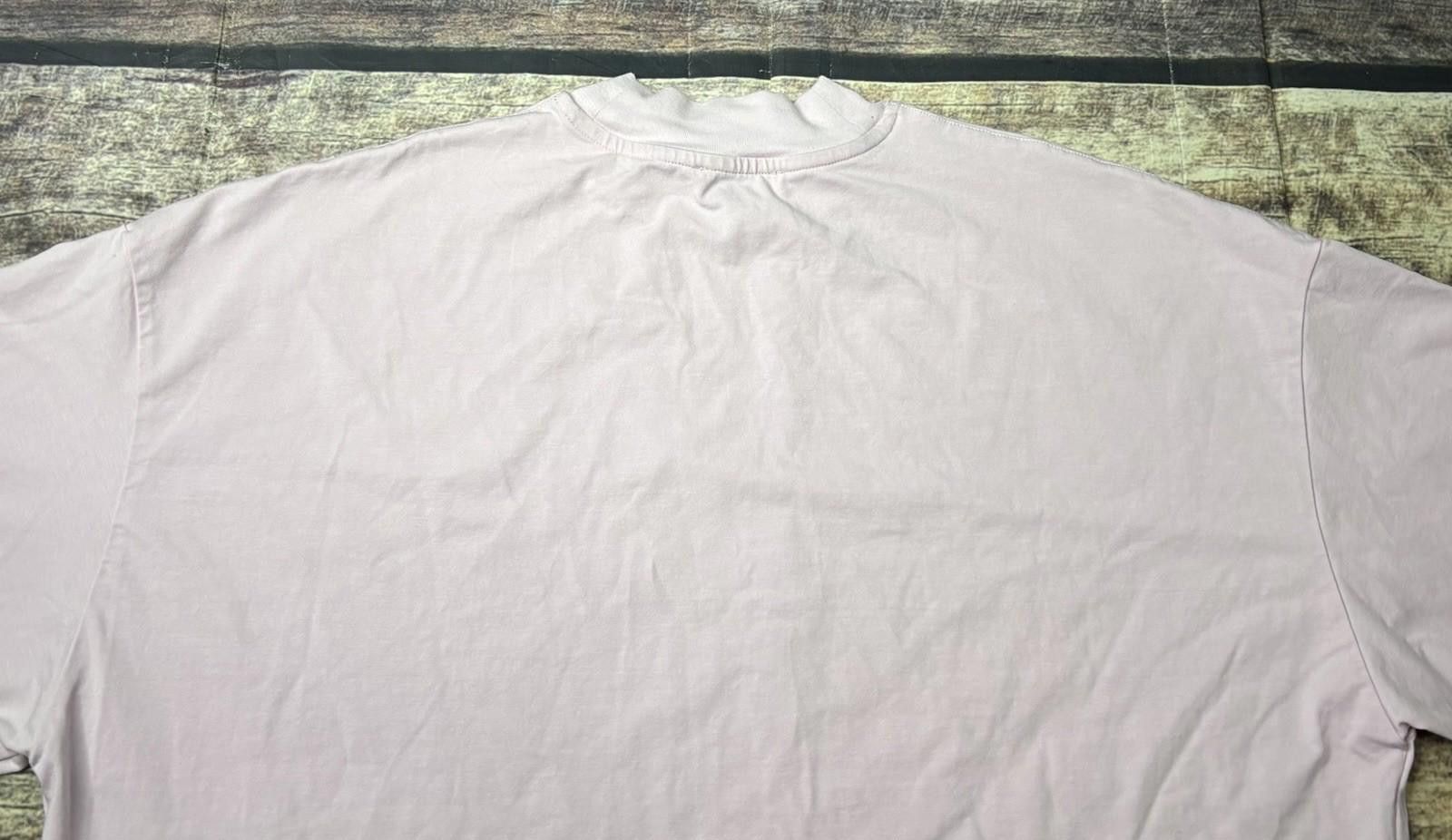 Cos Cos Top T-Shirt Womens XS Pink Mock Neck Oversized Stretch Size XS / US 0-2 / IT 36-38 - 6 Thumbnail