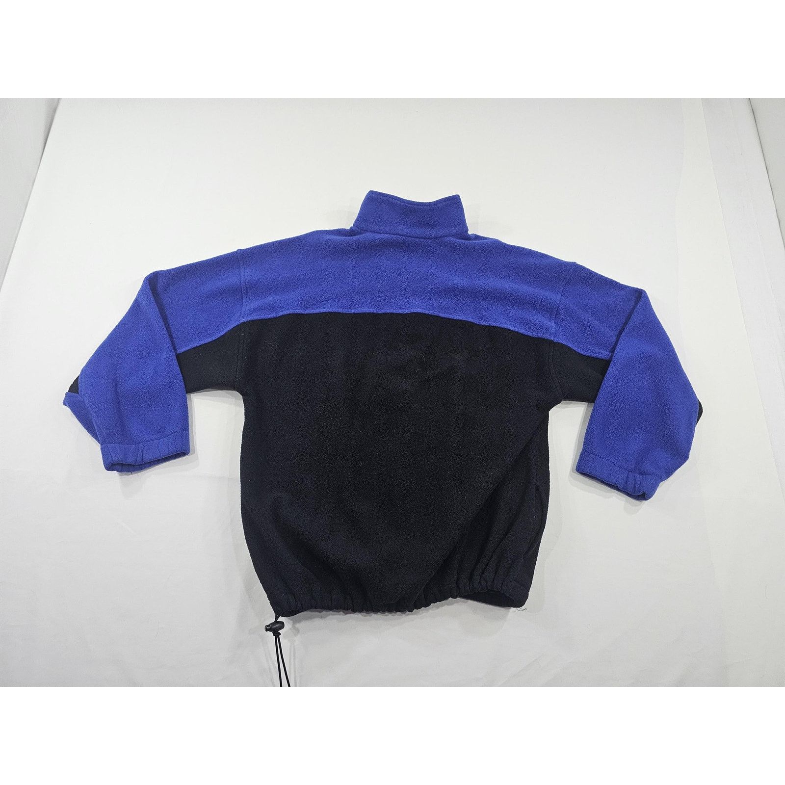 Reebok 90s Reebok Fleece Pullover Jacket, Royal Blue & Black, Sz L Size US L / EU 52-54 / 3 - 2 Thumbnail