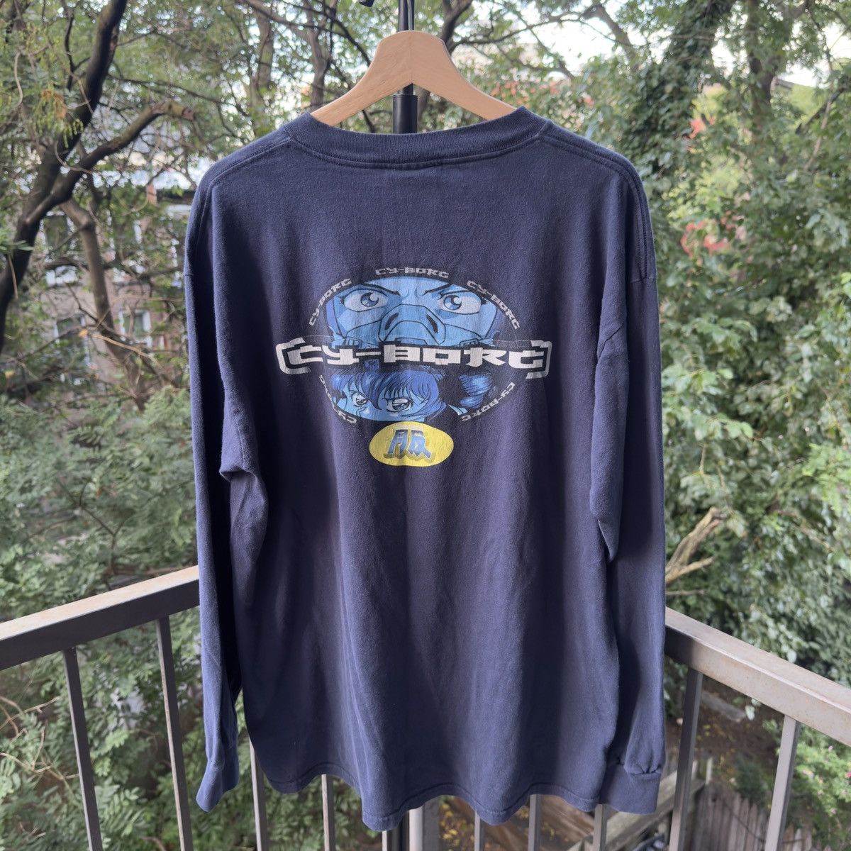 Vintage Vintage Cyborg Anime Shirt Faded Thrashed ERD Grunge Size US XL / EU 56 / 4 - 1 Thumbnail