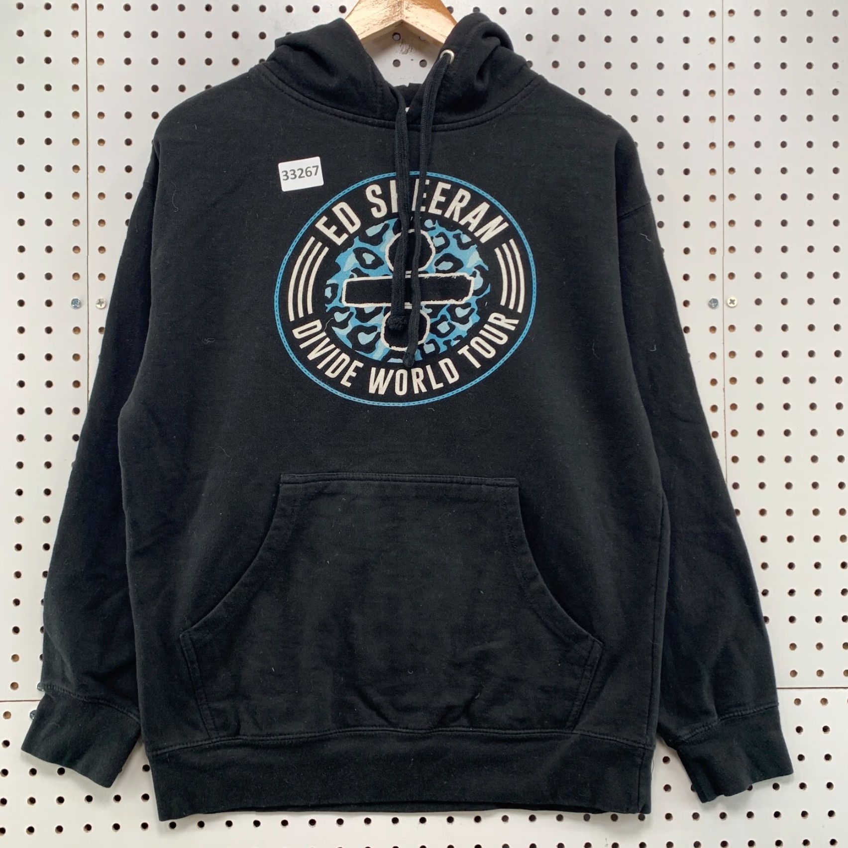 Vintage VINTAGE Independent Trading Company Hoodie Mens M Ed Sheeran Divide World Tour Pocket Music 22x25 Black Size US M / EU 48-50 / 2 - 2 Thumbnail