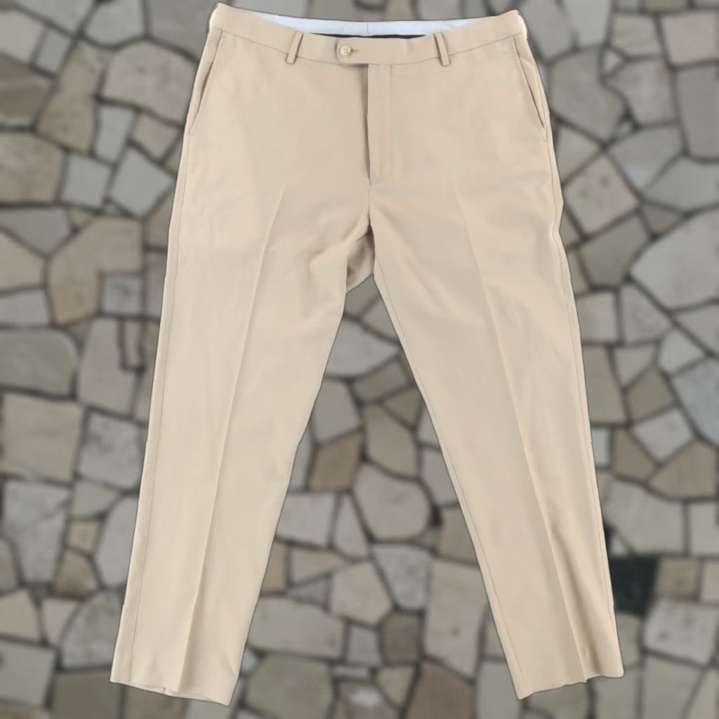 Peter Millar Peter Millar Durham High Drape Golf Pants Khaki Men's 38 Size US 38 / EU 54 - 1 Thumbnail