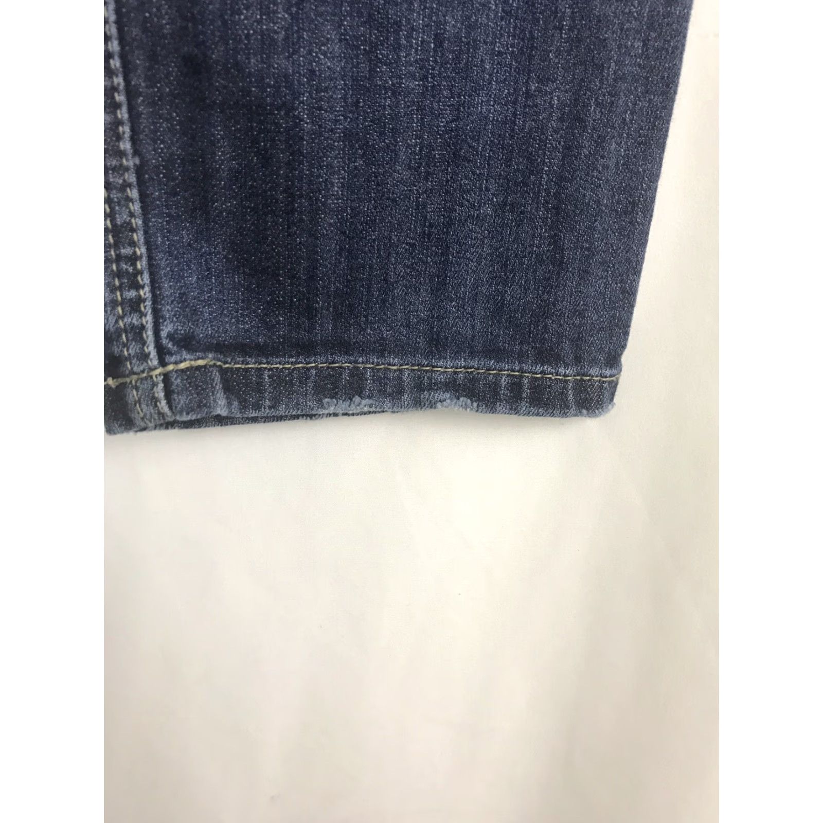Vintage VIGOSS Jeans Womens 9 Distressed Skinny Straight Leg Blue Denim 32” Waisted 29” Inseam Size 30" / US 8 / IT 44 - 5 Thumbnail