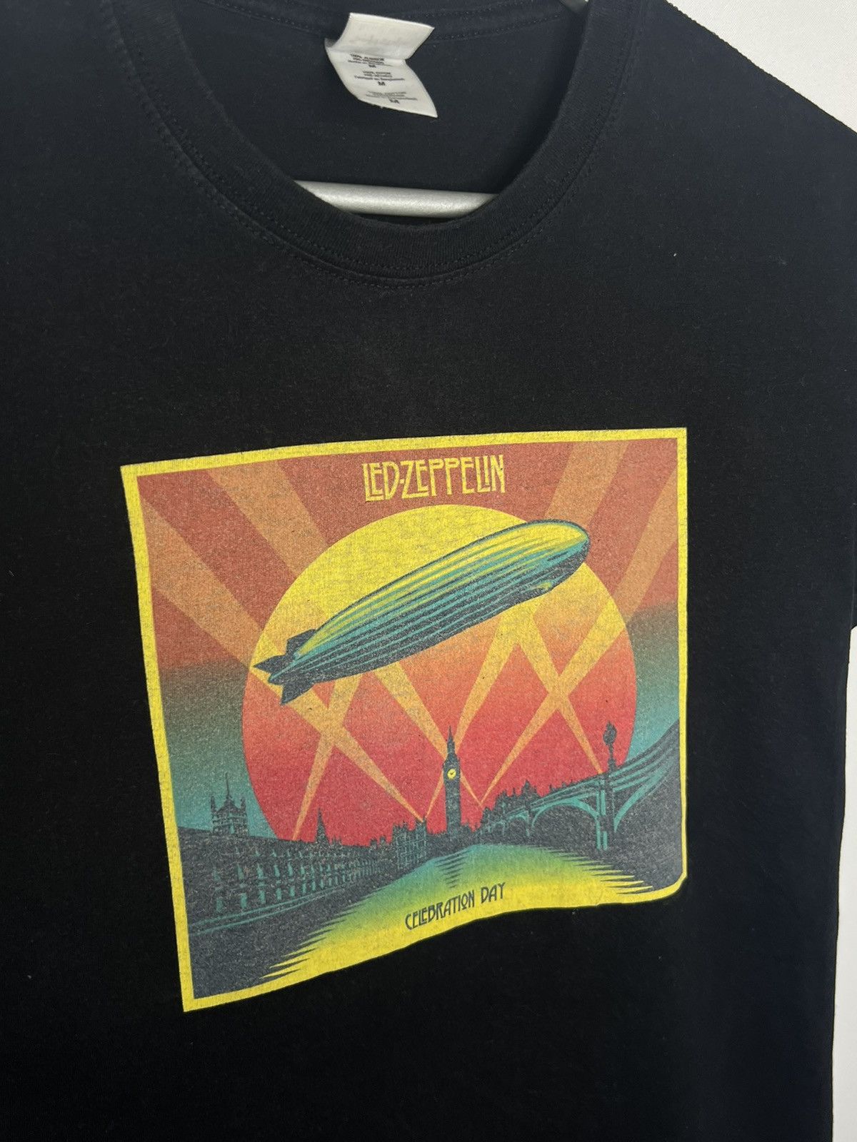 Gildan × Led Zeppelin × Vintage 🔥Vintage Led Zeppelin Celebration Day 2012 Rock Tee 🔥 Size US M / EU 48-50 / 2 - 3 Thumbnail