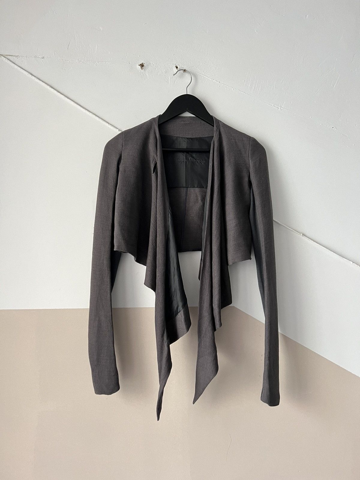 image of Rick Owens Cardigan in Grey, Women's (Size Small)