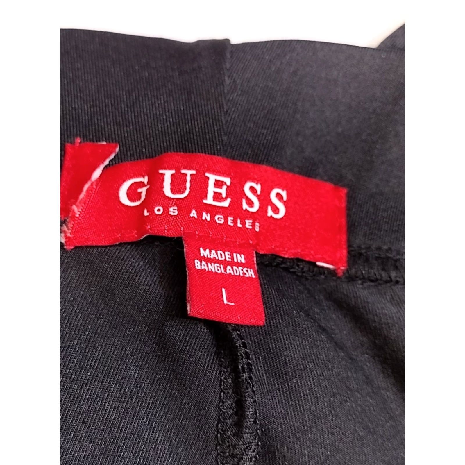 Guess GUESS Leggings Black Logo Print Elastic Waistband Mid Rise Women XS-XL L Size 36" / US 14 / IT 50 - 5 Thumbnail