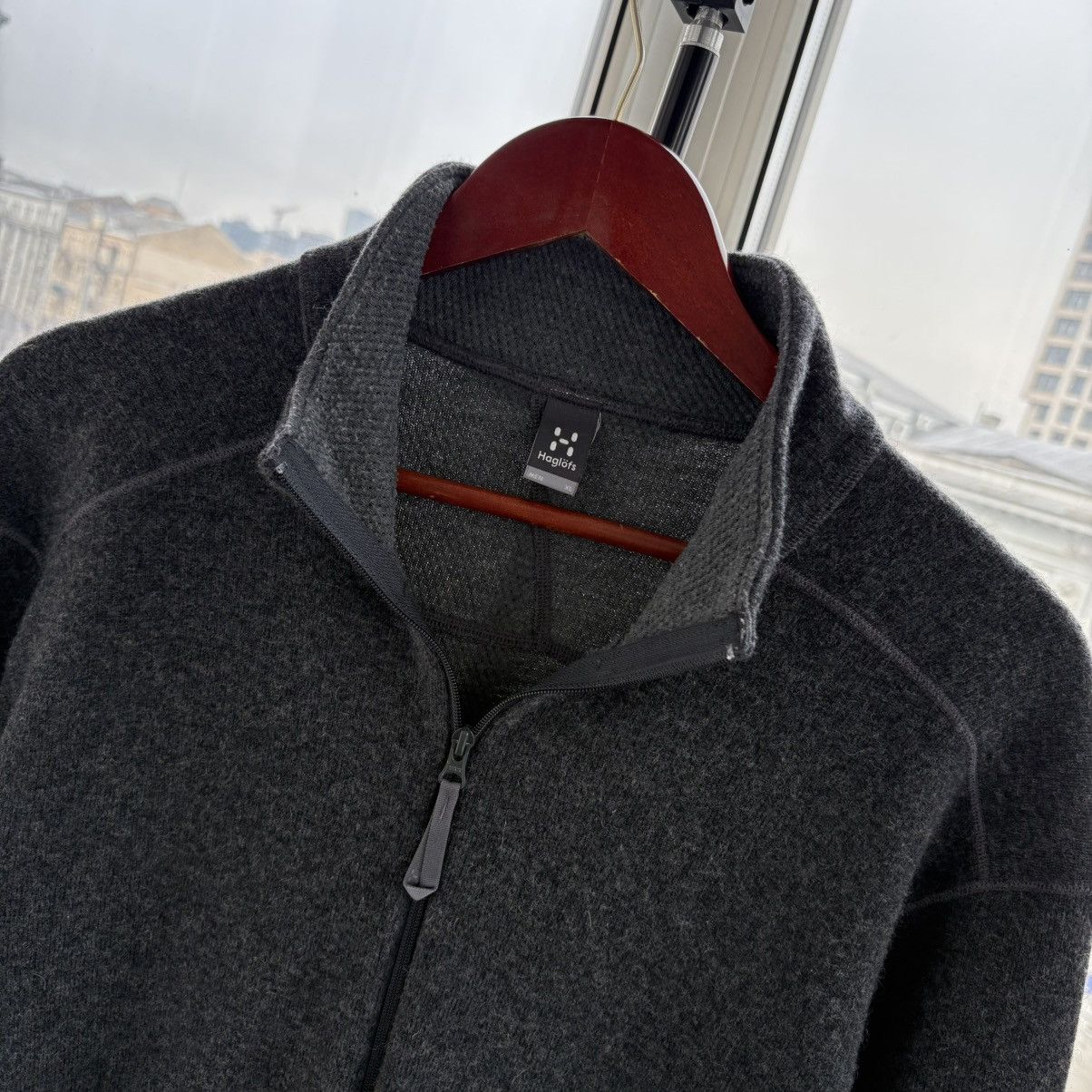 Haglofs Haglofs Wool Fleece Zip Jacket Gorpcore Style Size US XL / EU 56 / 4 - 2 Thumbnail