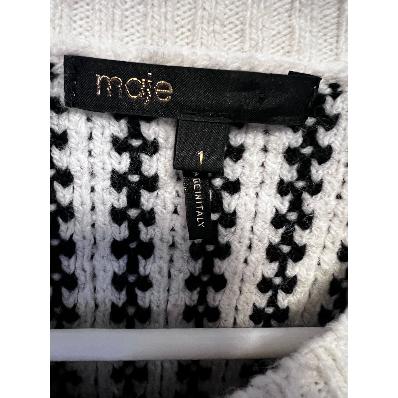 Maje Maje Vintage Wool Striped Button Up Sweater Cardigan XS Size XS / US 0-2 / IT 36-38 - 8 Thumbnail