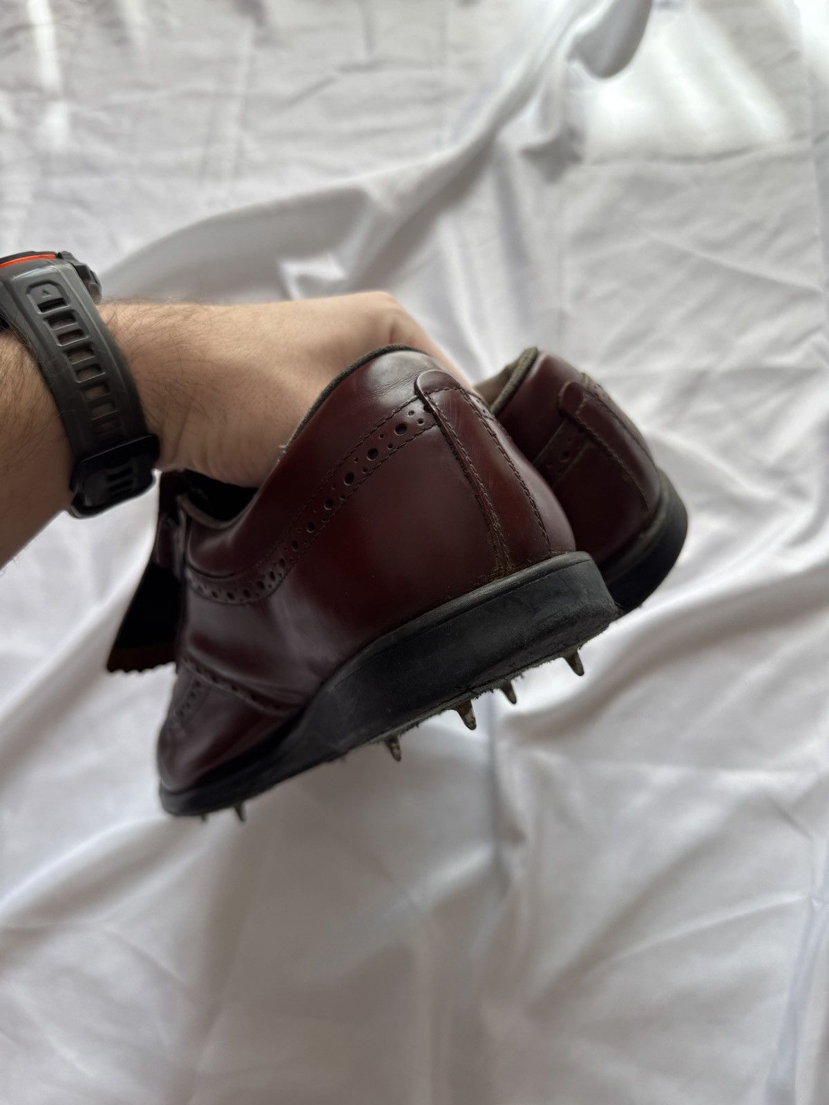 Adidas 1993 Adidas Golf Saddle Vintage Rare Retro Leather Shoes Size US 11 / EU 44 - 10 Thumbnail