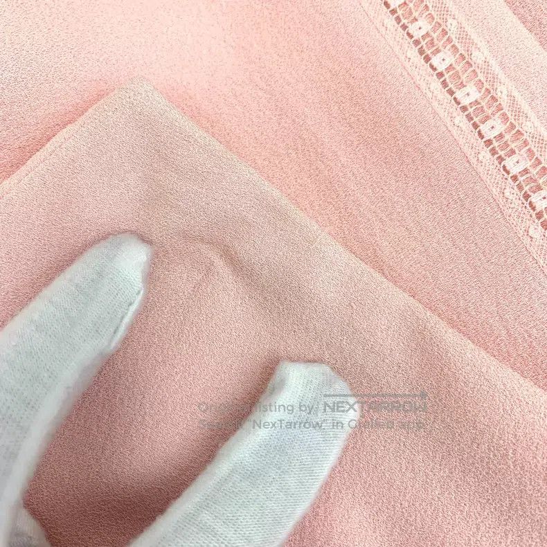 Chanel Chanel Light pink silk pleated casual shorts Size 42" / US 20 - 9 Thumbnail