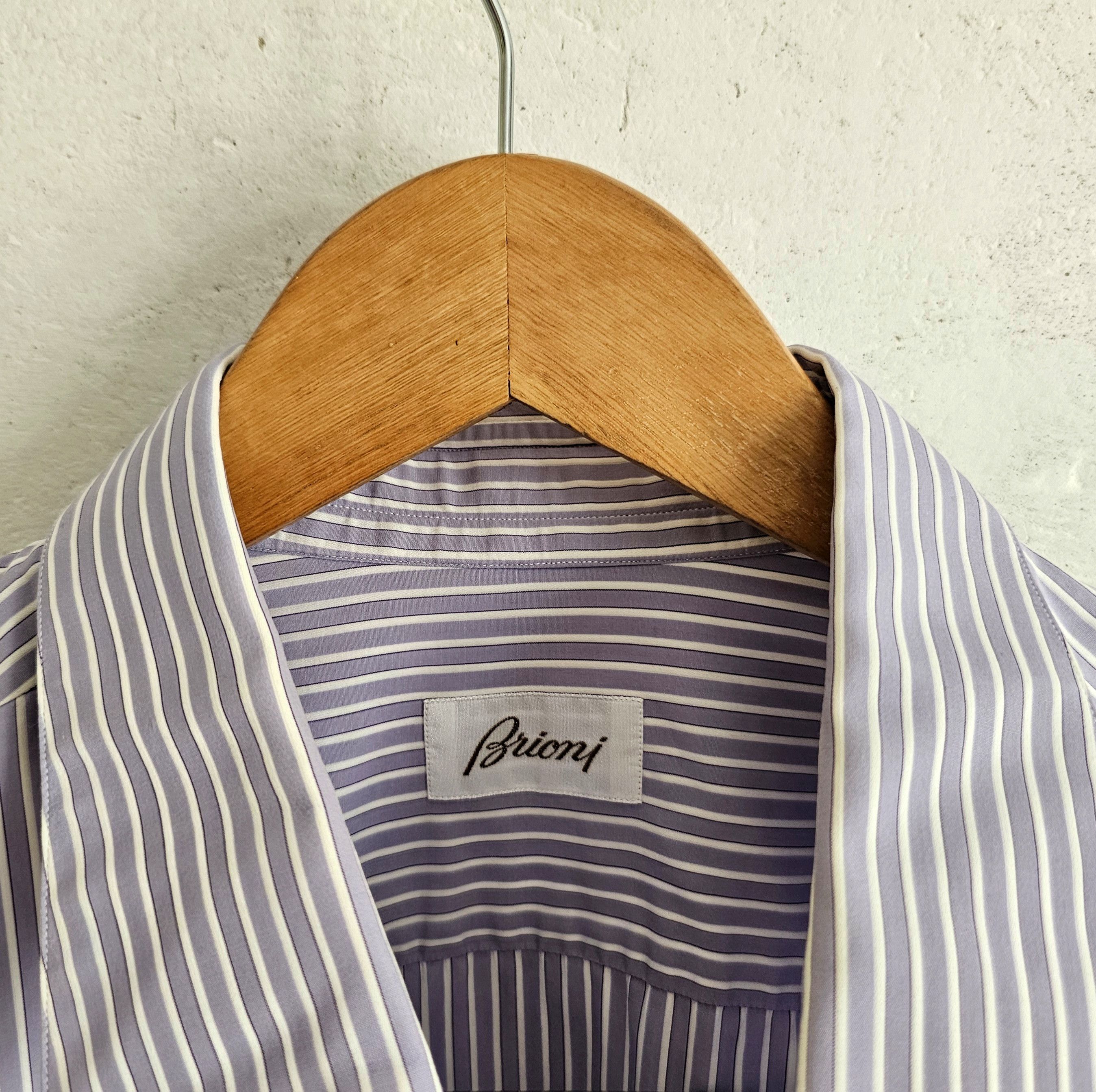 Brioni × Vintage Brioni vintage shirt Size US L / EU 52-54 / 3 - 6 Thumbnail