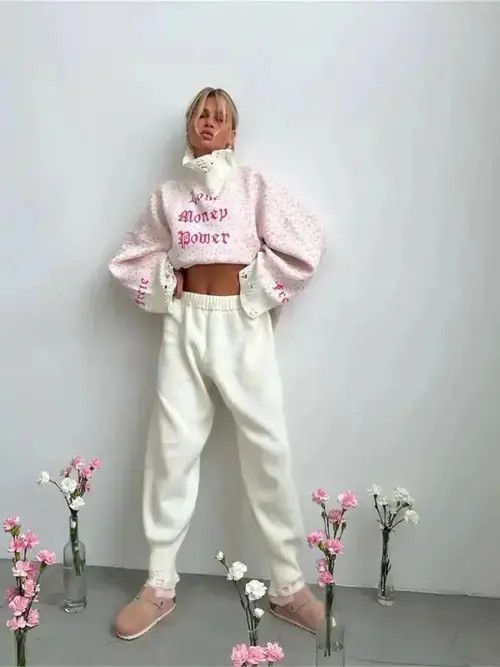 Women's Embroidery Dilapidated Pullover