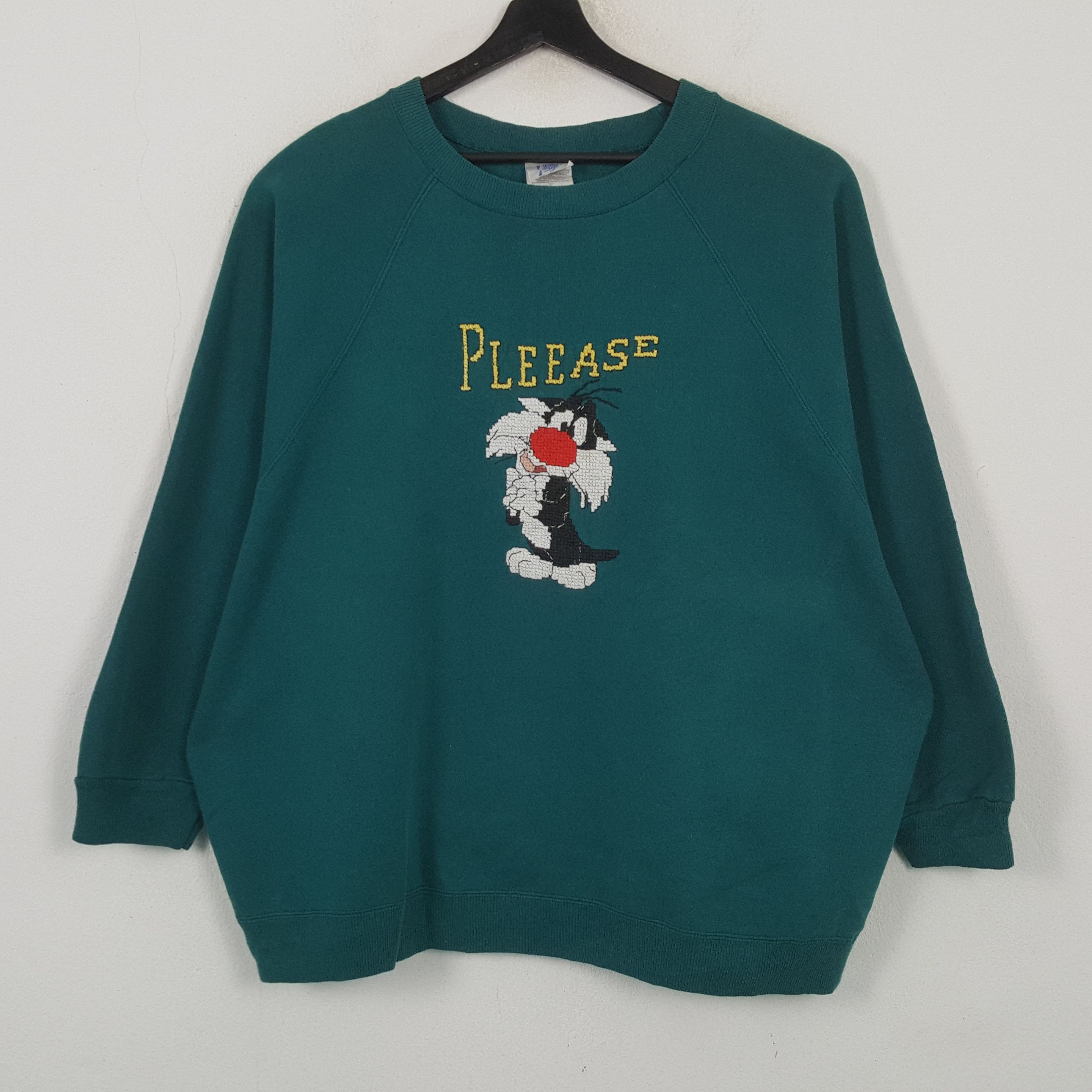Vintage Looney Tunes Streetwear Style Sweatshirt RR7 Size US XXL / EU 58 / 5 - 1 Thumbnail