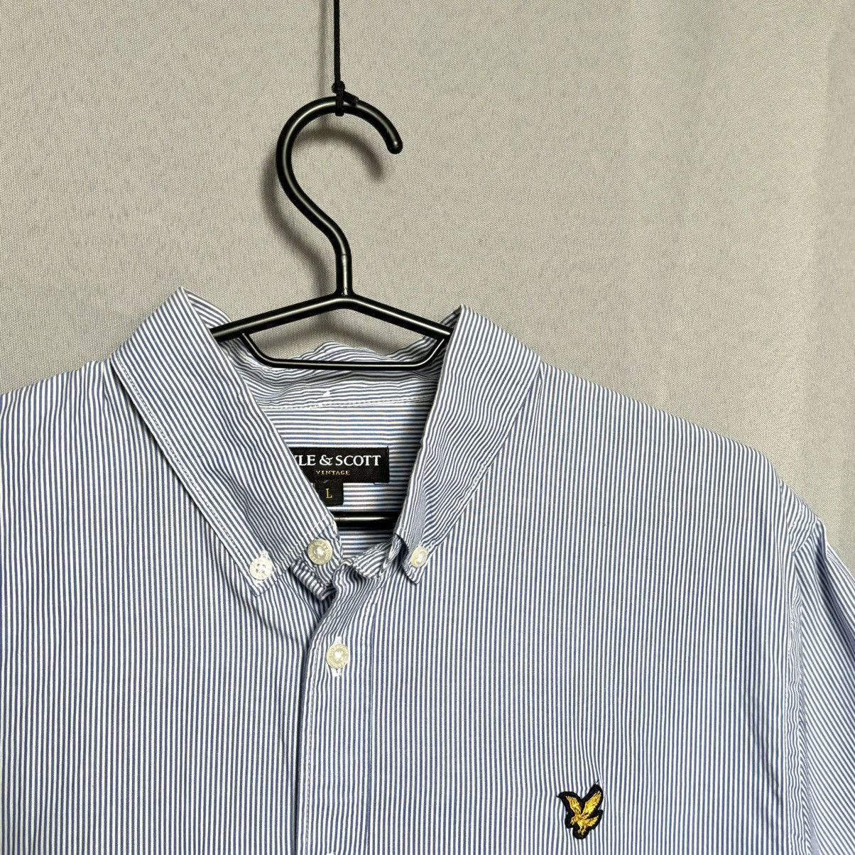 Lyle & Scott Lyle & Scott shirt button up large blue casual streetwear Size US L / EU 52-54 / 3 - 3 Thumbnail