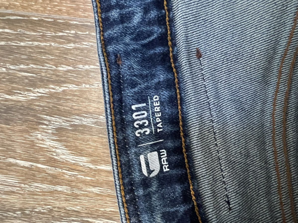 G-Star Gstar raw tapered distressed denim shorts Size US 29 - 4 Thumbnail